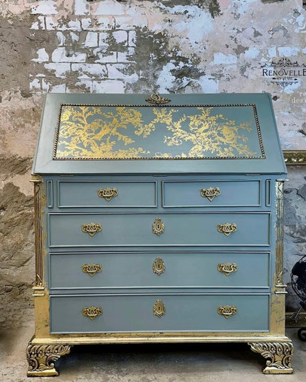 Redesign with Prima Eglantine Elegance Gold Foil Decor Transfer