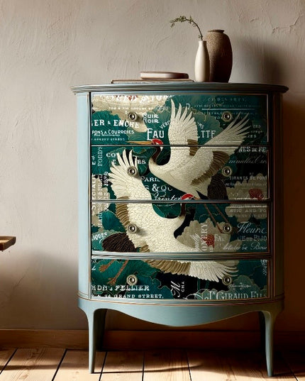 Redesign with Prima Grace in Flight Tissue Decoupage Paper