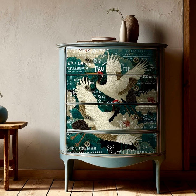 Redesign with Prima Grace in Flight Tissue Decoupage Paper