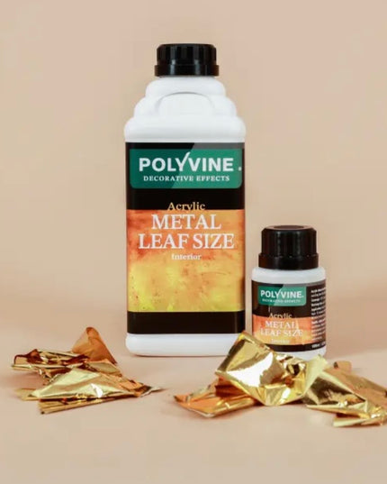 Polyvine Metal Leaf Acrylic Size - Metal Leaf Adhesive