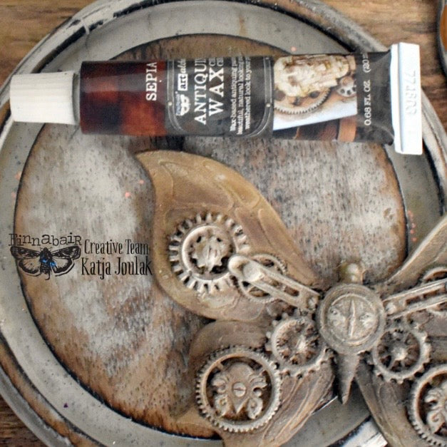 Redesign with Prima Art Alchemy Antiquing Wax Sepia