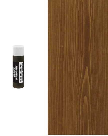 Littlefairs Wood Stains Brown Mahogany