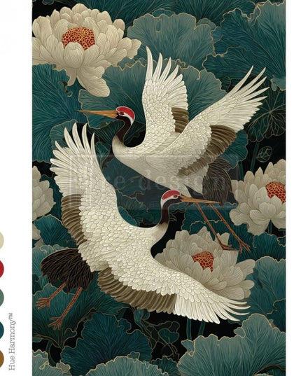 Redesign with Prima Grace in Flight Tissue Decoupage Paper