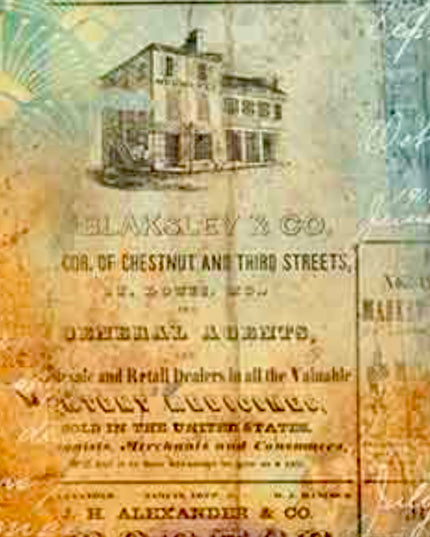 Redesign With Prima A3 Decoupage Paper - Chestnut Street
