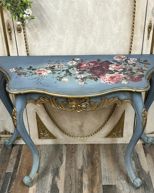 Redesign with Prima Scarlet Embrace Decor Transfer