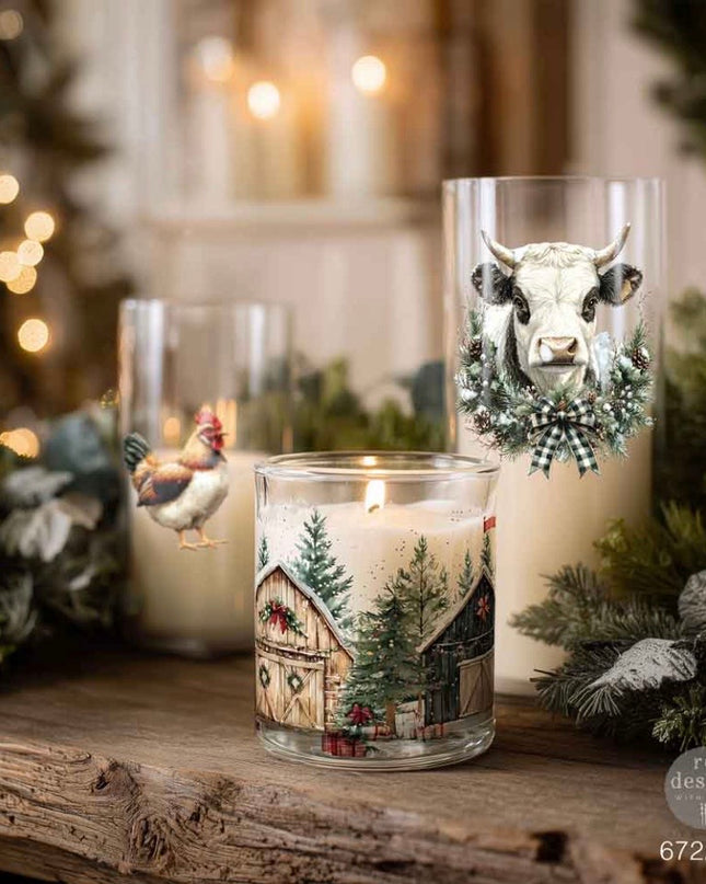 Redesign with Prima - Christmas On The Farm Luxe Transfer
