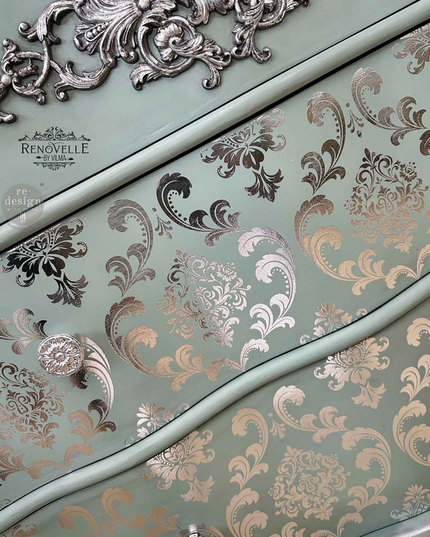 Redesign with Prima House of Damask Silver