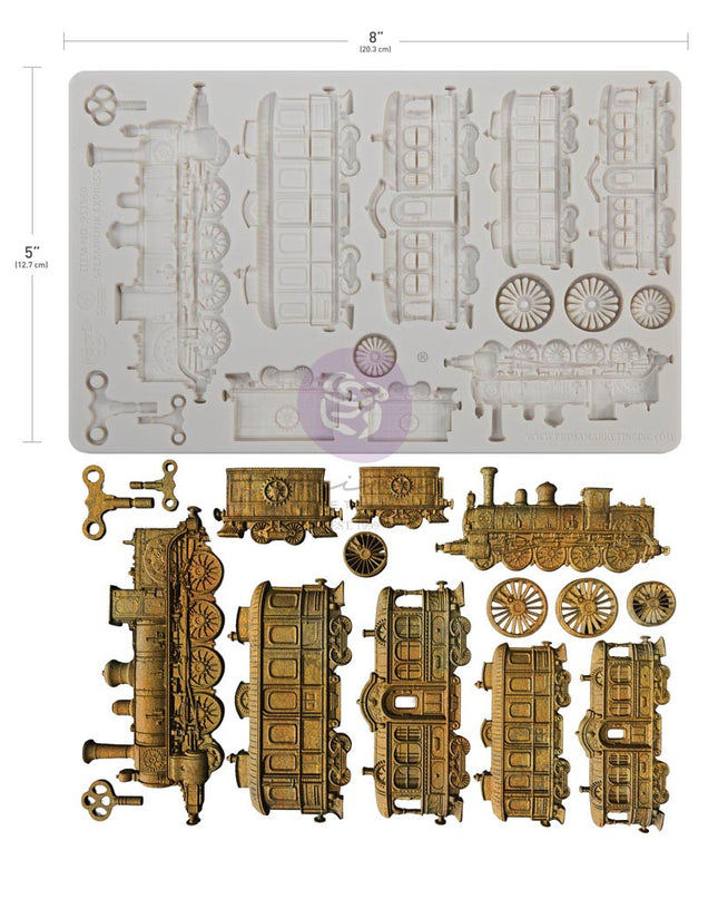 Prima Marketing - Steampunk Express Finnabair Train Decor Mould