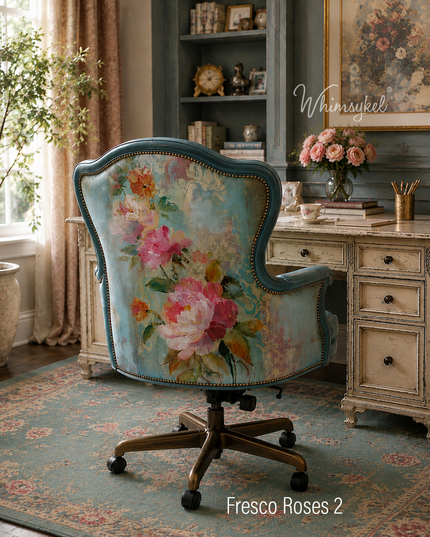 Whimsykel Designs Fresco Roses 2 Decoupage Paper