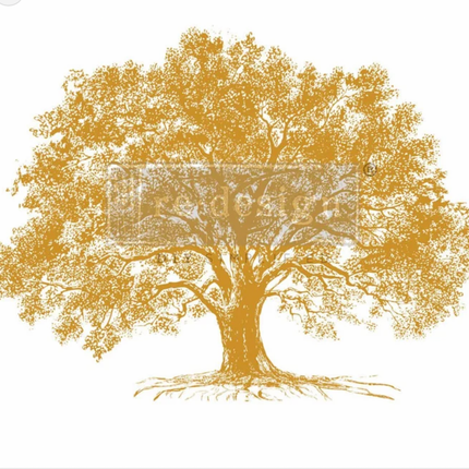 Redesign with Prima Kacha Growth Gold Foil Decor Transfer