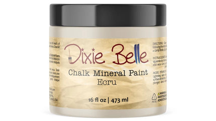 Dixie Belle Chalk Mineral Paint - Ecru - Warm Creamy Neutral Beige