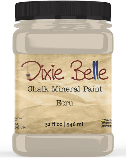 Dixie Belle Chalk Mineral Paint - Ecru - Warm Creamy Neutral Beige