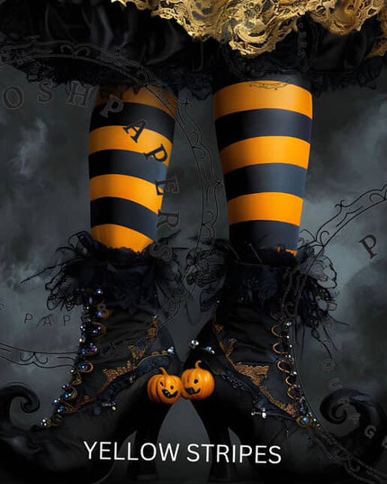 Posh Paper Yellow stripped Legs