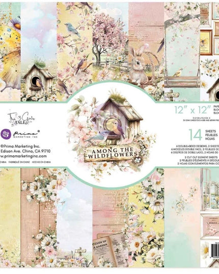 Redesign With Prima Among the Wildflowers 12x12 Paper Pad