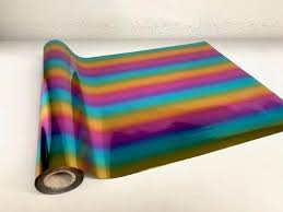 APS Foil - Rainbow - Rub On Metallic Foil - Textile Friendly