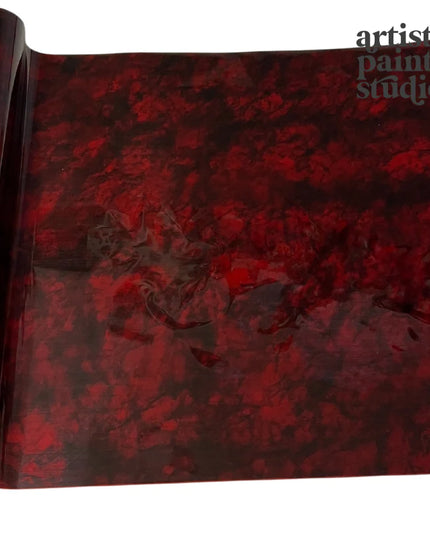 APS Foil Rocco Red Marble Rub On Metallic Foil