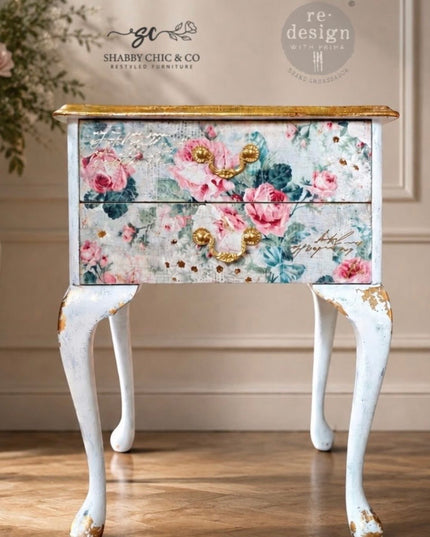 Redesign with Prima - Pink Blossom Bliss Double Decoupage Fiber Paper Set