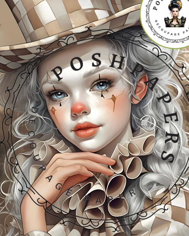 Posh papers Jaunita decoupage paper