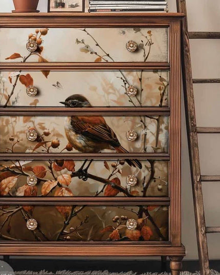 Redesign with Prima  Sunlit Songbird A1 Decoupage Fiber paper