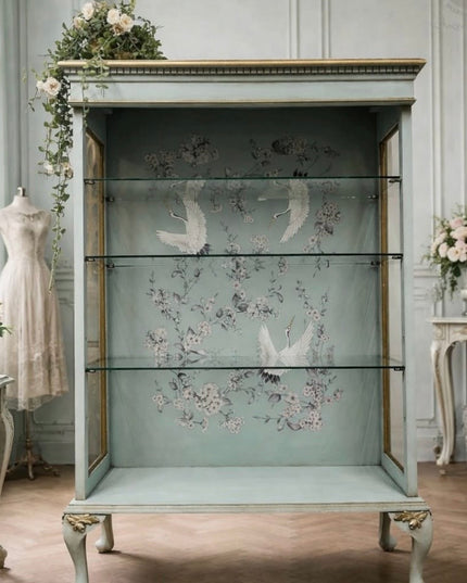 Redesign with Prima Silver Wings Decor Transfer