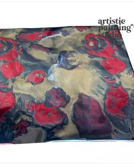 APS Foil - Sweet Whimsey Metallic Floral Print Foil Textile Friendly