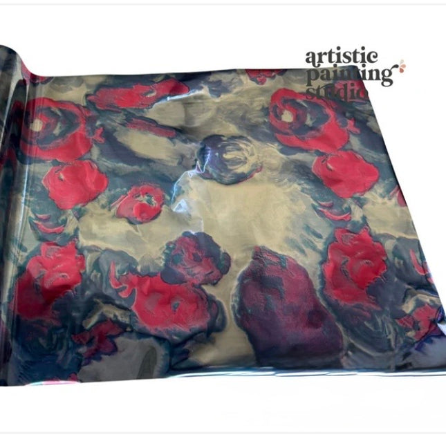 APS Foil - Sweet Whimsey Metallic Floral Print Foil Textile Friendly