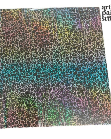 APS Foil - Pebbly Hologram - Transparent Film Foil