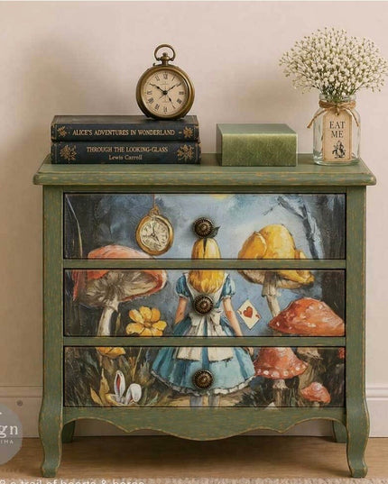 Redesign With Prima A Trail Of Hearts & Hares A3 Decoupage Paper