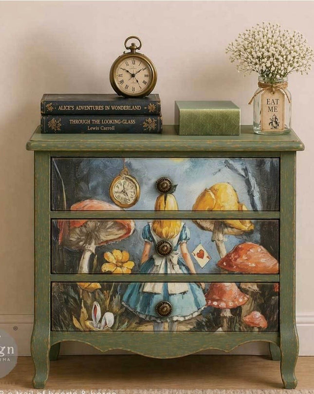 Redesign With Prima A Trail Of Hearts & Hares A3 Decoupage Paper