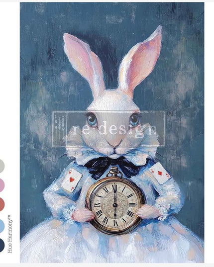 Redesign With Prima Six O'Clock Certainty A3 Decoupage Paper
