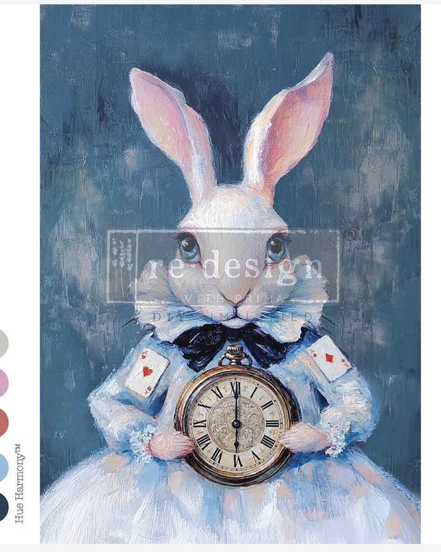 Redesign With Prima Six O'Clock Certainty A3 Decoupage Paper
