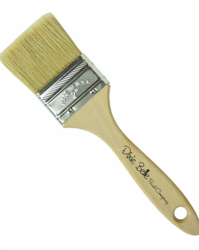 Dixie Belle Premium Chip Brush, 2” Natural Bristle Brush