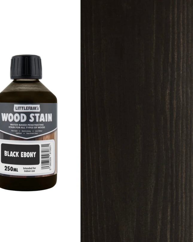 Littlefairs Wood Stains Black Ebony