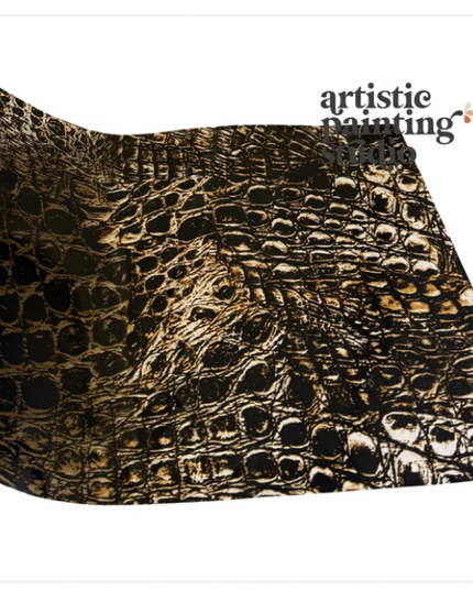 APS Foil - COPPER CROCODILE semi transparent  - Rub On Foil