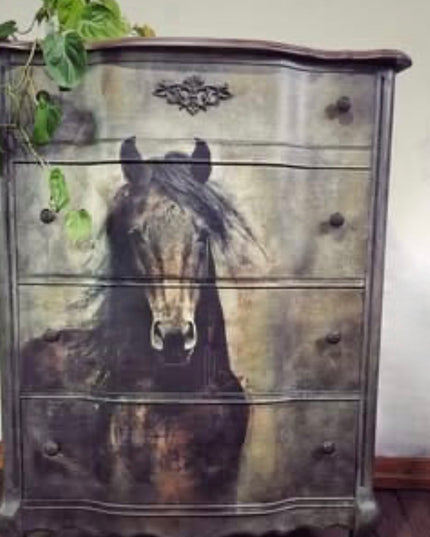 Whimsykel Designs Heart Horse Decoupage Paper