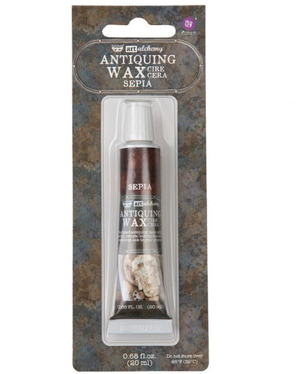 Redesign with Prima Art Alchemy Antiquing Wax Sepia