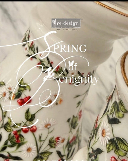 Redesign with Prima - Daisy Cherry Delight Luxe Transfer