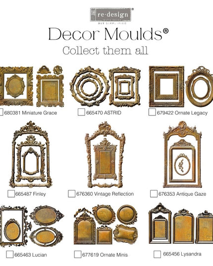 Redesign With Prima -  Miniature Grace Decor Mould
