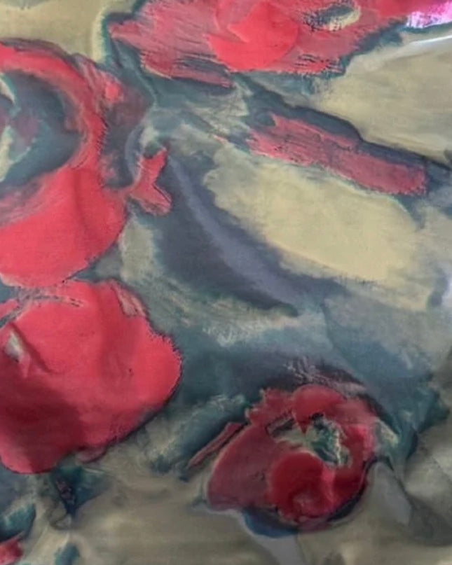 APS Foil - Sweet Whimsey Metallic Floral Print Foil Textile Friendly