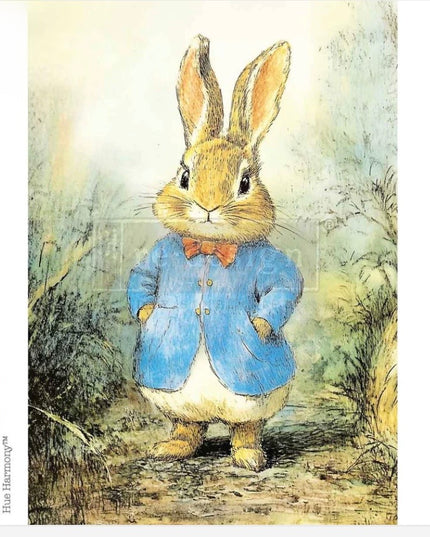 Redesign With Prima - A3 Decoupage Paper - Bunny Hollow