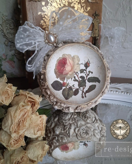 Redesign with Prima - Midnight Rose- Decor Transfer