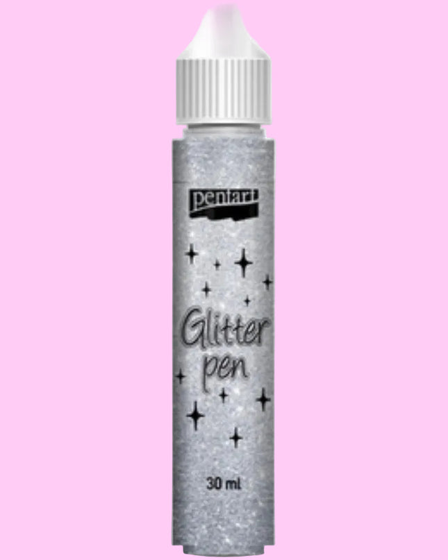 PENTART Glitter pen silver