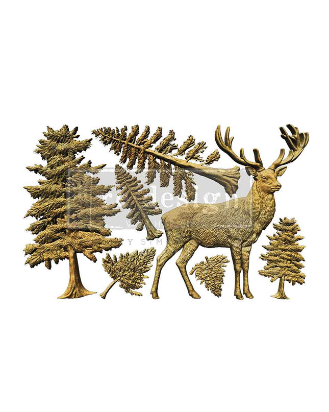 Redesign With Prima Stag of the Highlands Christmas Decor Mould