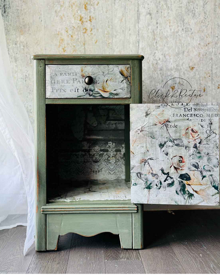 Redesign with Prima my garden whimsey decoupage paper 