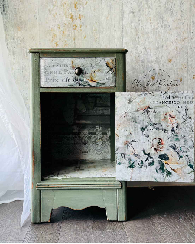 Redesign with Prima my garden whimsey decoupage paper 