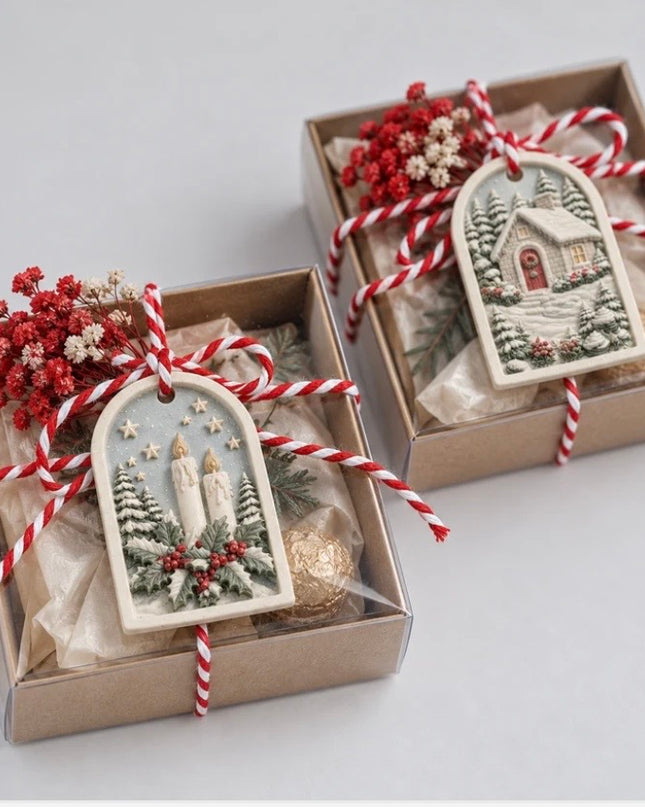 MelodyCast Paint-Tap-Play Christmas Ornaments Set of 6
