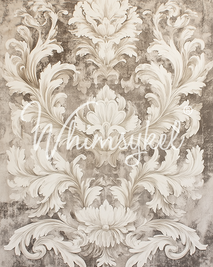 Whimsykel Designs Neutral Baroque Decoupage Paper