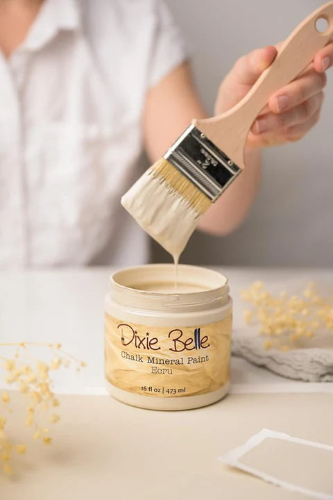 Dixie Belle Chalk Mineral Paint - Ecru - Warm Creamy Neutral Beige