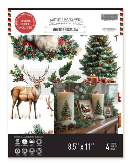 Redesign with Prima  Yuletide Nostalgia Transfer