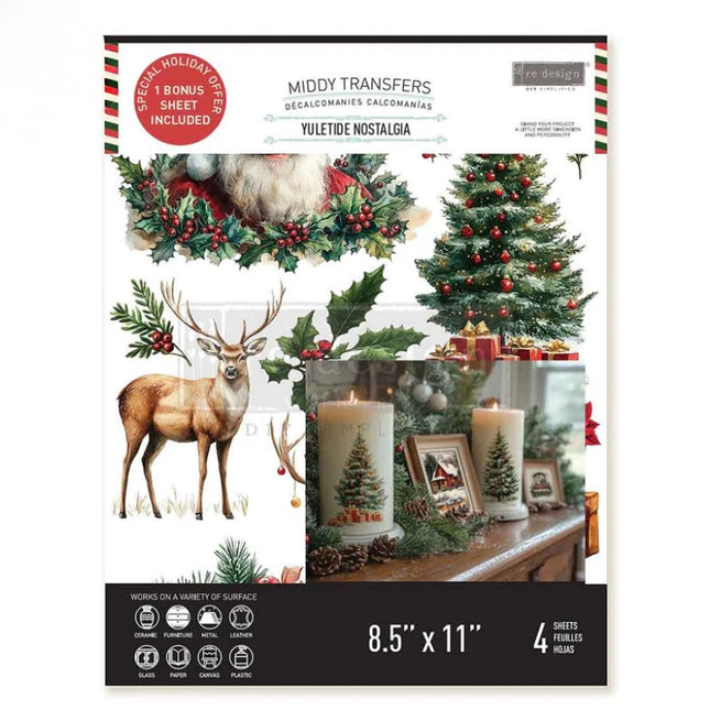 Redesign with Prima  Yuletide Nostalgia Transfer